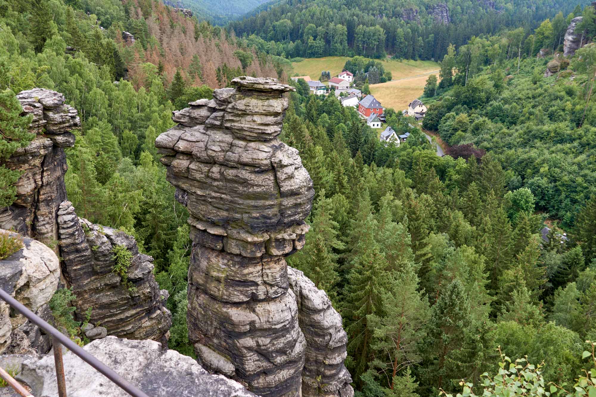 Bielatal-Kanzelstein-Aussicht Bielatal-Kanzelstein-Aussicht